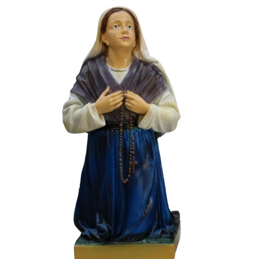 Palais du Rosaire Statue De Sainte Bernadette | Statue Sainte Bernadette En Resine Coloree 90 Cm