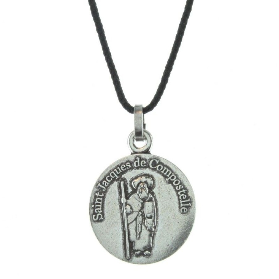 Palais du Rosaire Collier Fantaisie | Collier De Saint Jacques En Corde Avec Une Priere