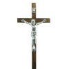 Palais du Rosaire Crucifix Bois | Croix Anneau En Palissandre De 11Cm