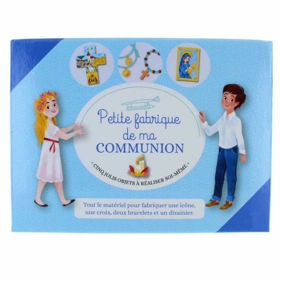 Palais du Rosaire Livre Pour Enfant | Coffret De Communion Creatif \\"Petite Fabrique De Ma Communion\\"