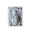 Palais du Rosaire Cadre Religieux | Cadre Religieux Vierge De Fatima Argentee 5 X 6,5 Cm