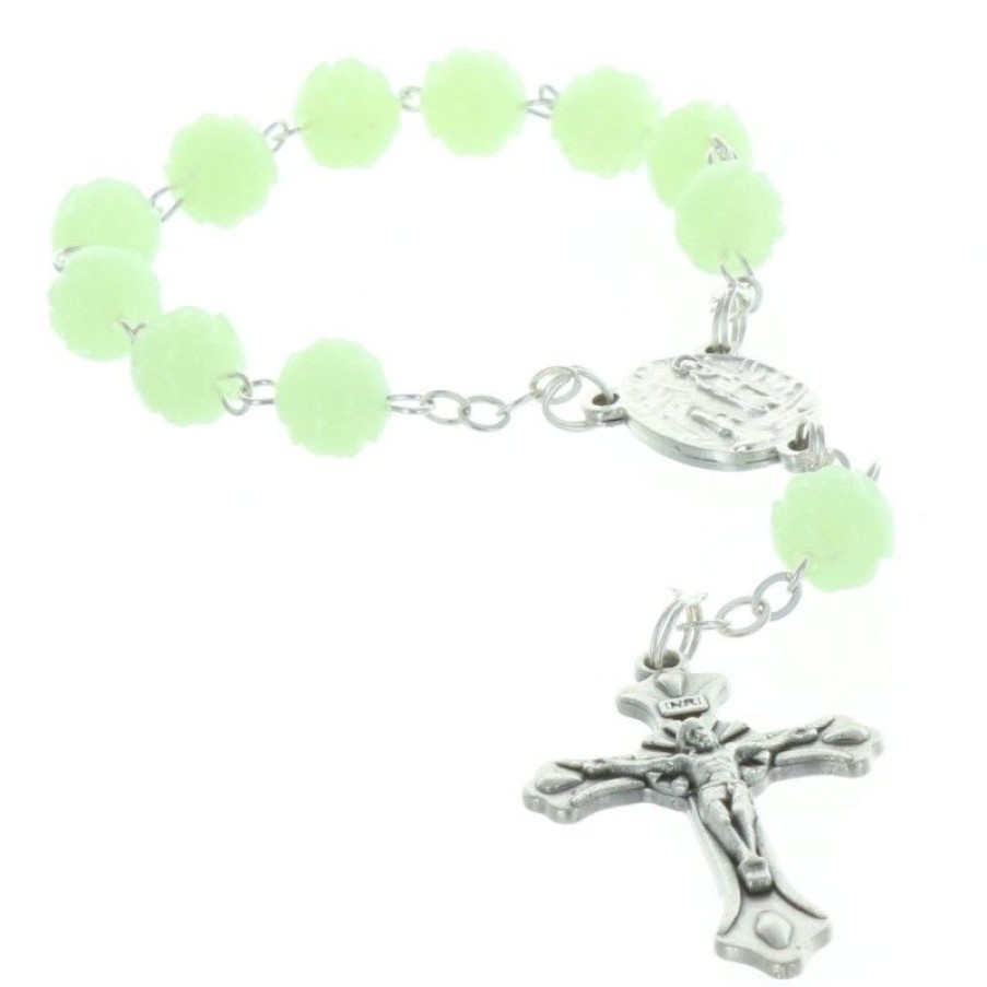 Palais du Rosaire Chapelet Dizainier | Chapelet Dizainier De Lourdes, Grains Lumineux Et Coeur Apparition De Lourdes