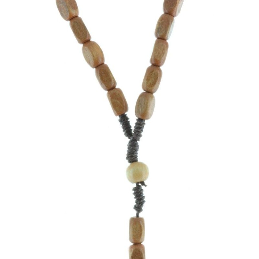 Palais du Rosaire Chapelet Bois | Chapelet Corde Grains Carres En Bois