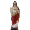 Palais du Rosaire Sacre&Coeur De Jesus | Statue Du Sacre Coeur De Jesus En Resine Coloree 30Cm