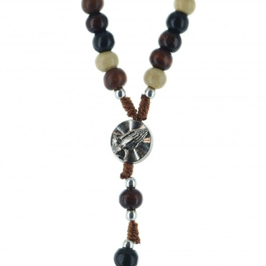 Palais du Rosaire Chapelet Bois | Chapelet Avec Apparition De Lourdes En 3 Tons De Bois