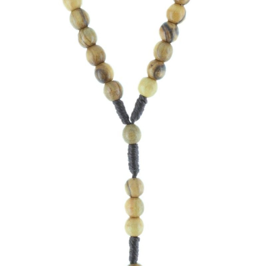 Palais du Rosaire Chapelet Bois | Chapelet Corde Grains Bois D'Olivier De Bethleem