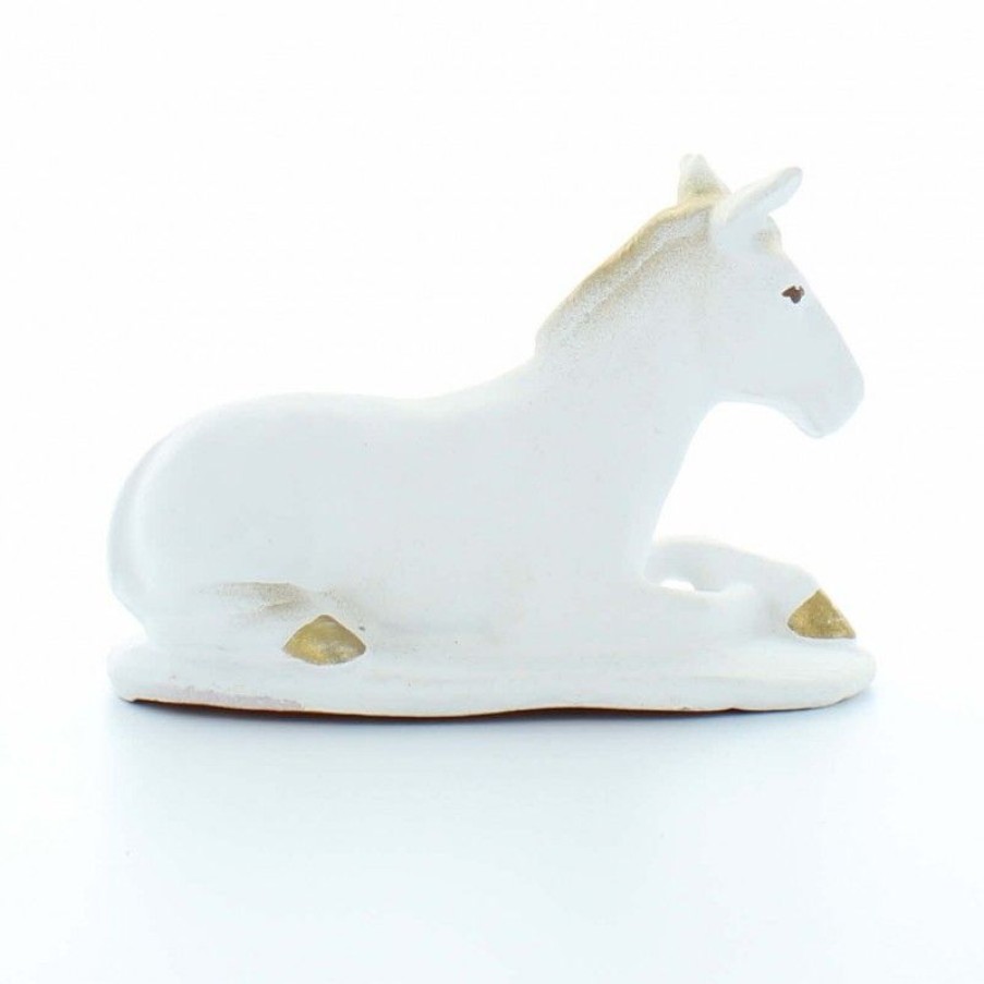 Palais du Rosaire Decoration De Noel | Ane : Santon De Provence De 9 Cm, Style Epure