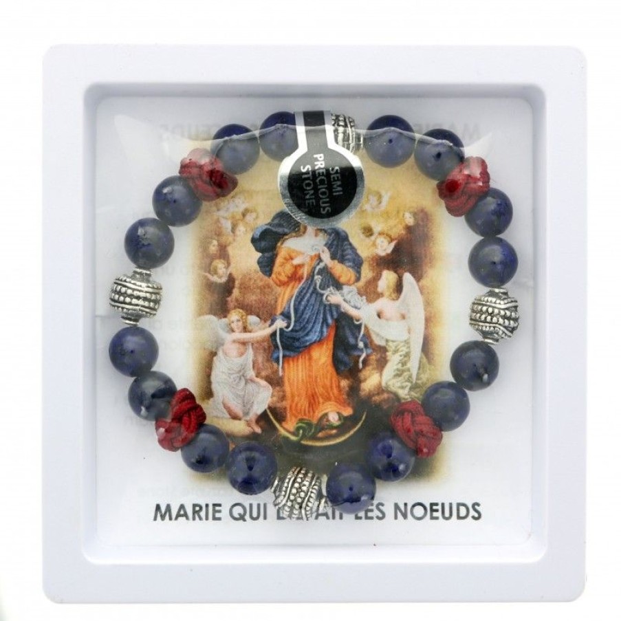 Palais du Rosaire Bracelet Fantaisie | Bracelet De Marie Qui Defait Les Noeuds En Pierres