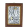 Palais du Rosaire Cadre Religieux | Cadre Religieux En Bois Apparition De Lourdes Argentee 9 X 12 Cm