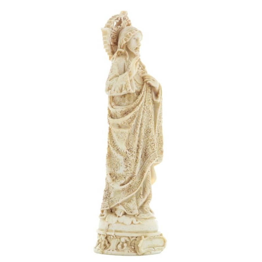 Palais du Rosaire Sacre&Coeur De Jesus | Statue Sacre-Coeur De Jesus En Pierre Et Resine 22Cm