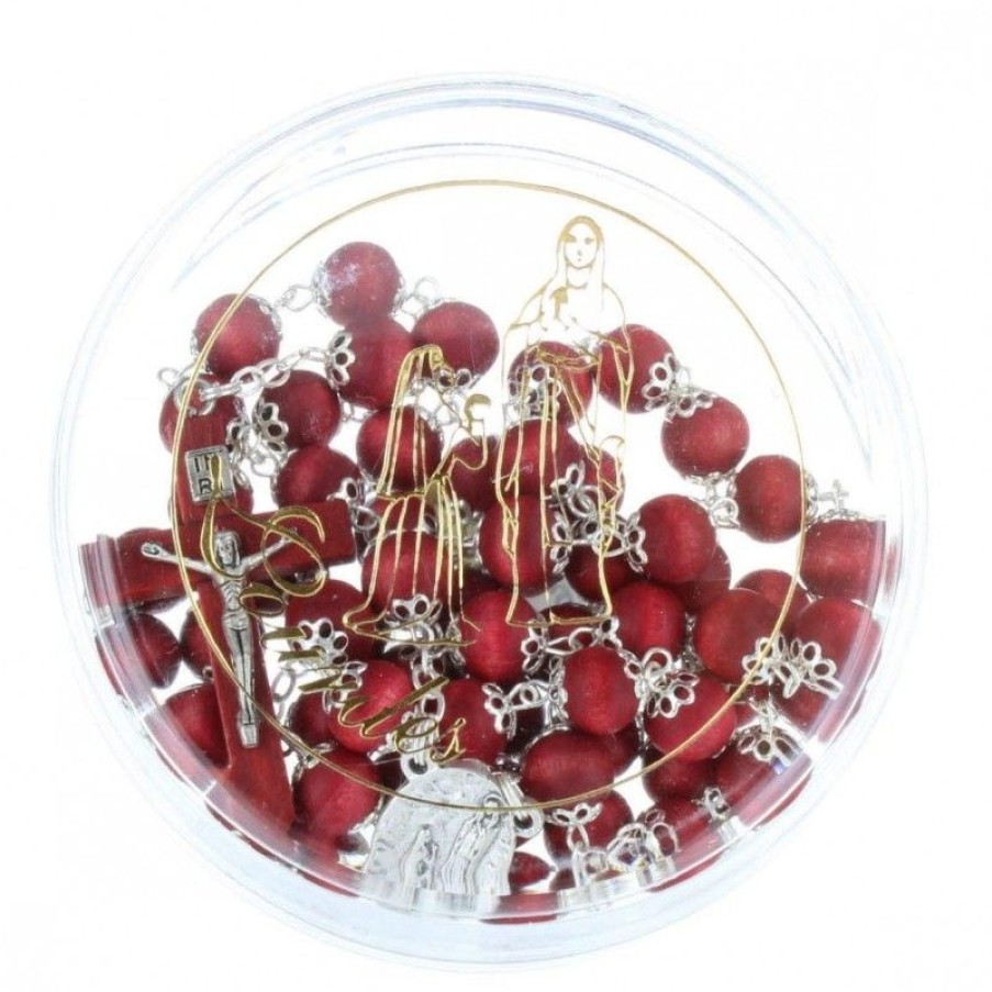 Palais du Rosaire Chapelet Parfume | Chapelet De Lourdes Parfume A La Rose Et Coeur Apparition De Lourdes En Boite