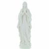 Palais du Rosaire Statue De Notre Dame De Lourdes | Statue De Notre Dame De Lourdes Blanche En Resine 12Cm