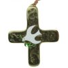 Palais du Rosaire Crucifix Metal | Crucifix Du Saint Esprit En Bronze 9Cm