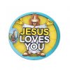 Palais du Rosaire Magnet | Magnet Jesus Loves You Avec Apparition De Lourdes