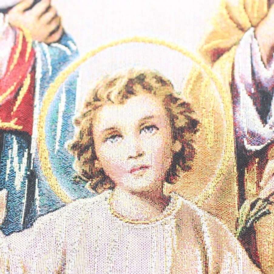 Palais du Rosaire Cadre Religieux | Tenture Brodee De La Sainte Famille