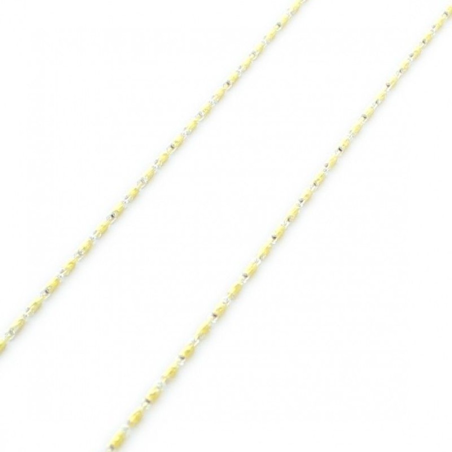 Palais du Rosaire Collier En Argent | Chaine En Argent 2 Tons 50 Cm