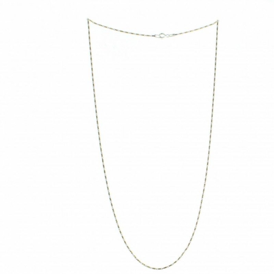 Palais du Rosaire Collier En Argent | Chaine En Argent 2 Tons 50 Cm