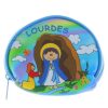 Palais du Rosaire Porte&Monnaie | Porte Monnaie De Lourdes A Zip Et Illustration Apparition De Lourdes
