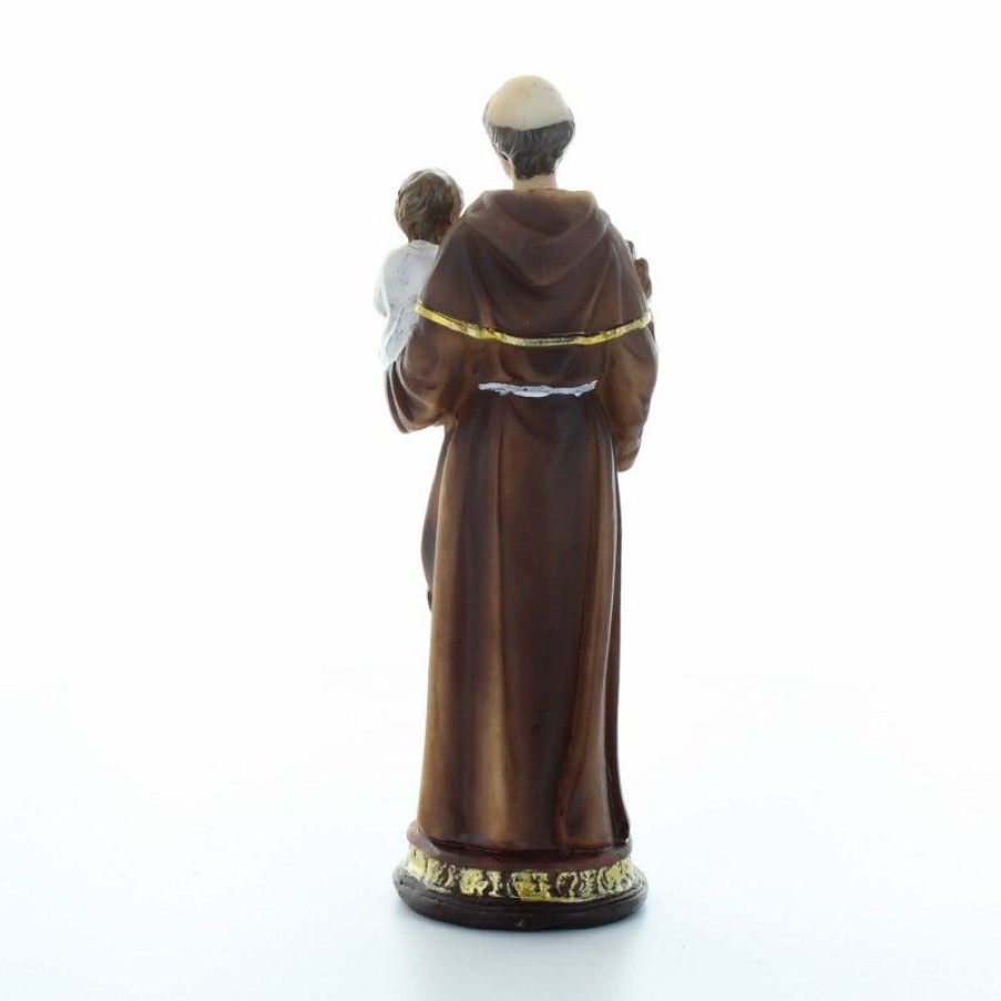 Palais du Rosaire Statue De Saint Antoine | Statue De Saint Antoine Decoree En Resine 12 Cm