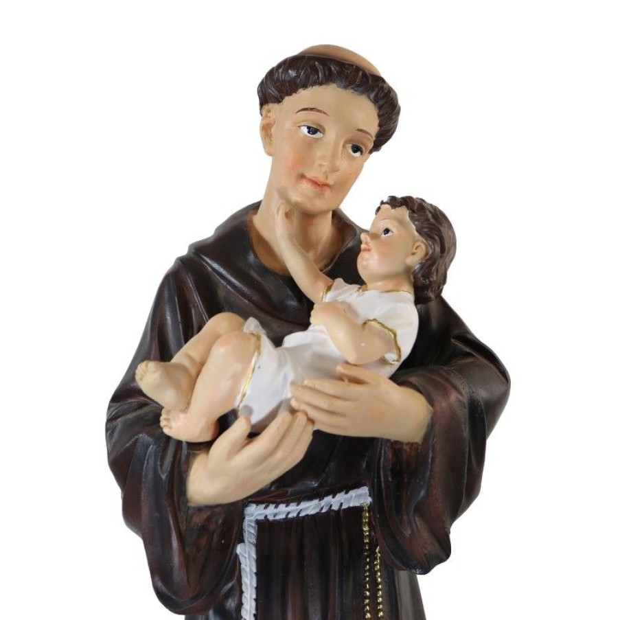 Palais du Rosaire Statue De Saint Antoine | Statue De Saint Antoine De 60Cm En Resine