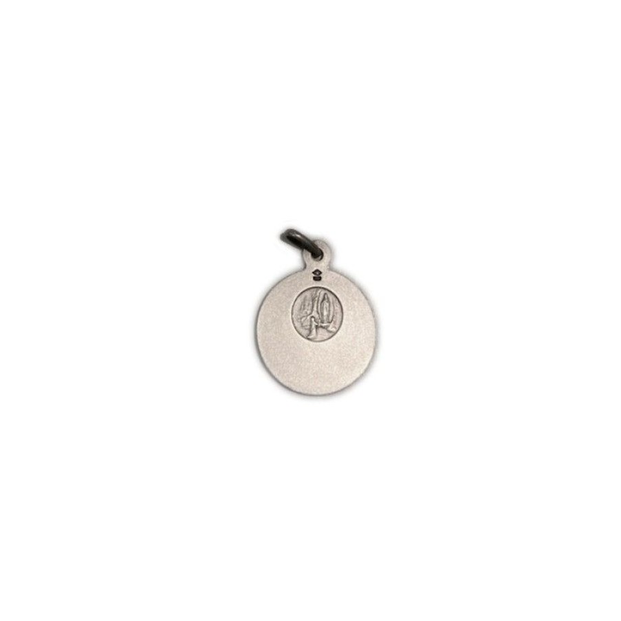 Palais du Rosaire Medaille Et Croix Argent | Medaille De Saint-Christophe En Argent 20Mm