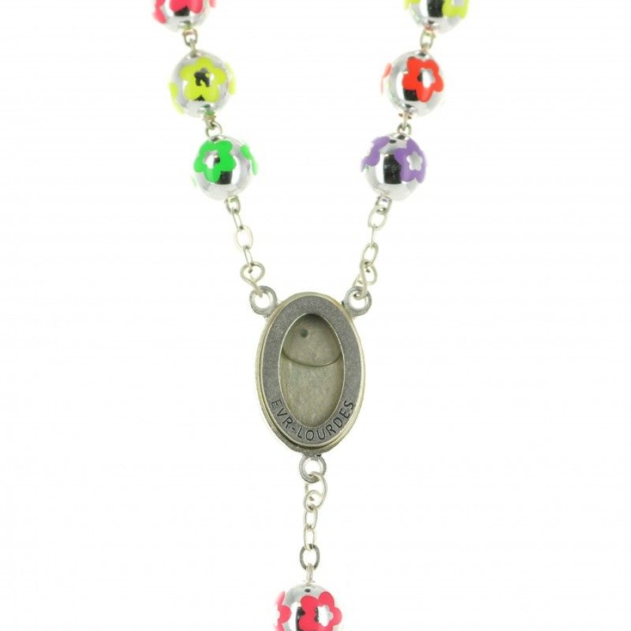 Palais du Rosaire Chapelet Pour Enfant | Chapelet Eau De Lourdes Avec Un Ange