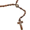 Palais du Rosaire Chapelet Bois | Chapelet Marie Qui Defait Les Noeuds, Grains Bois Sur Corde Avec Boite Decoree