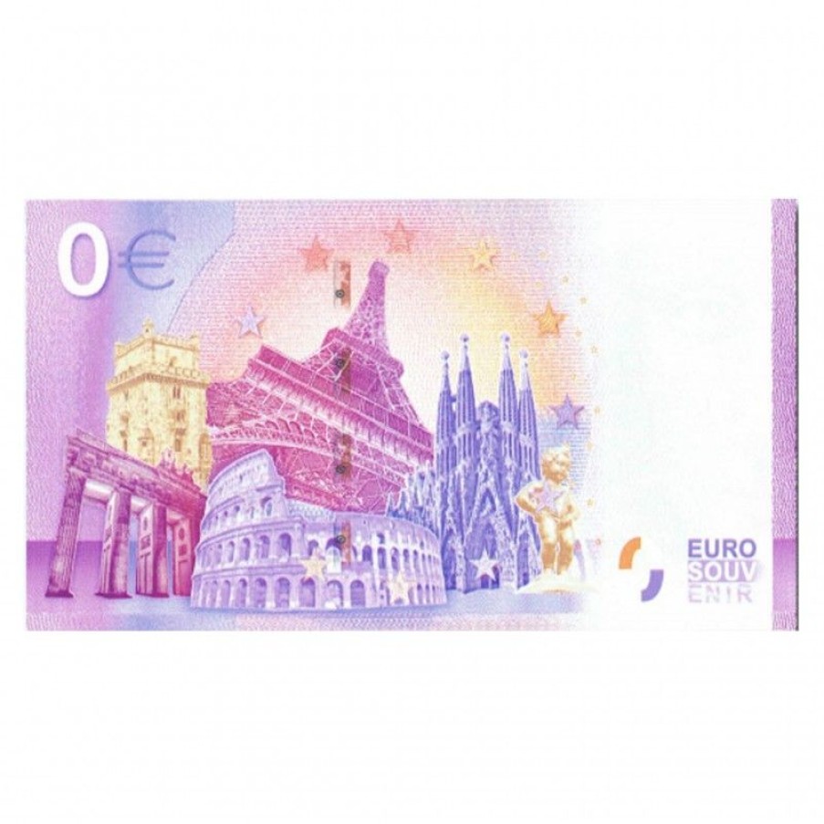 Palais du Rosaire Monnaie Et Billet | Billet 0 Souvenir Lourdes 2024 - Edition Limitee Numerotee