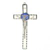 Palais du Rosaire Crucifix Metal | Croix Esprit Saint Avec Sa Boite 10X18Cm