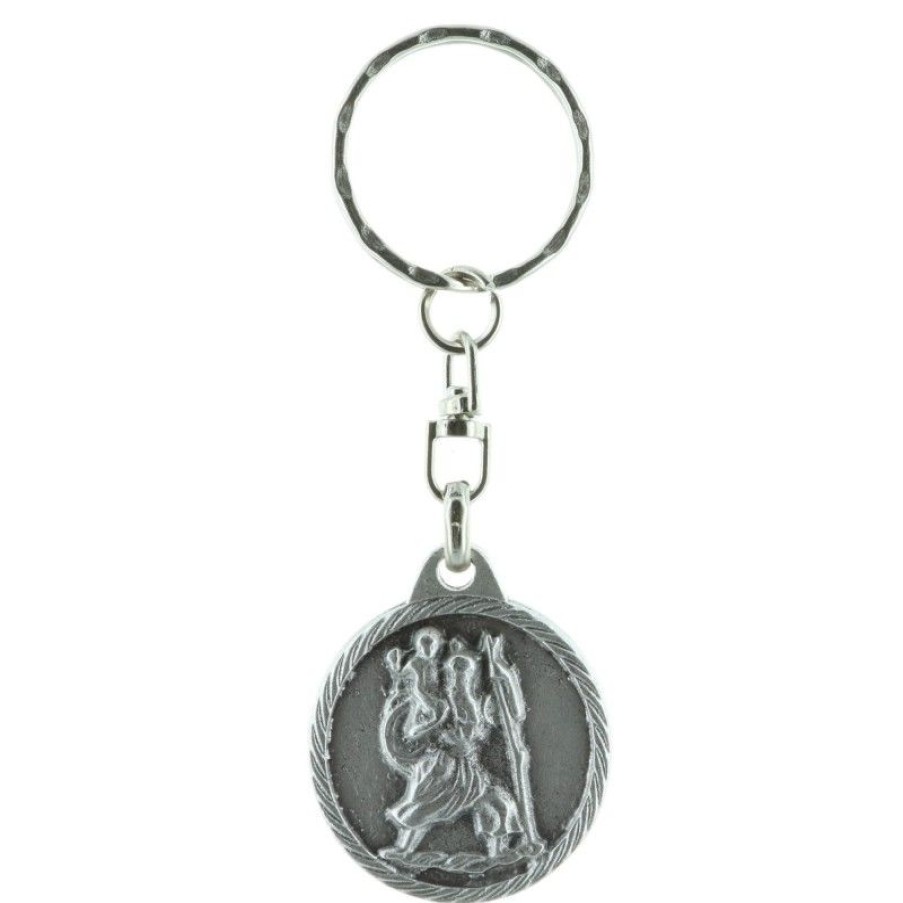 Palais du Rosaire Porte&Cles | Porte-Cles Apparition De Lourdes Et Saint Christophe
