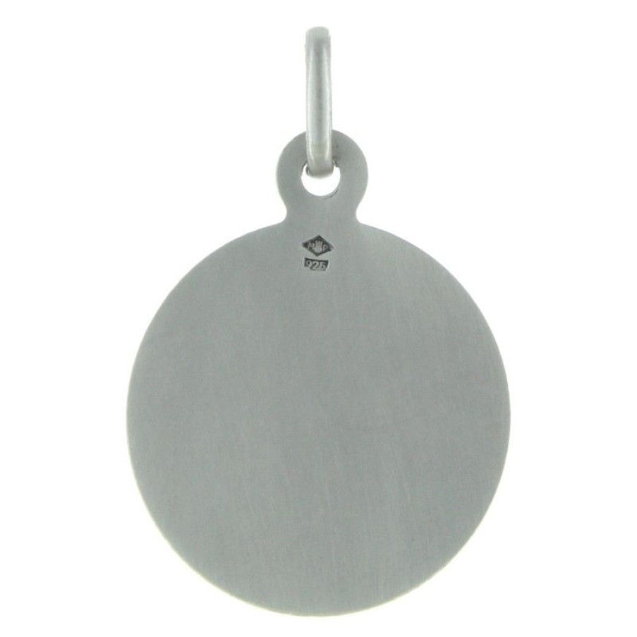Palais du Rosaire Medaille Et Croix Argent | Medaille De Jesus Christ En Argent