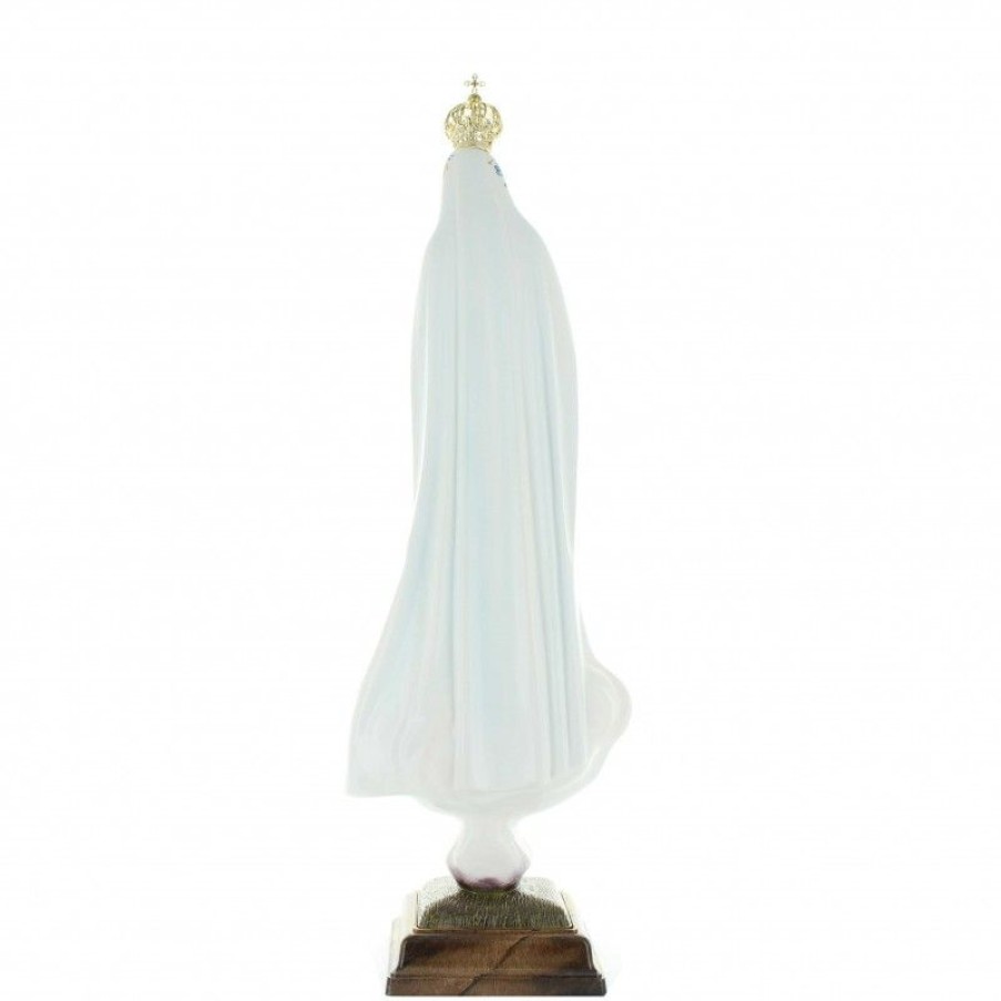 Palais du Rosaire Statue Vierge De Fatima | Statue Notre Dame De Fatima 45Cm En Resine Coloree