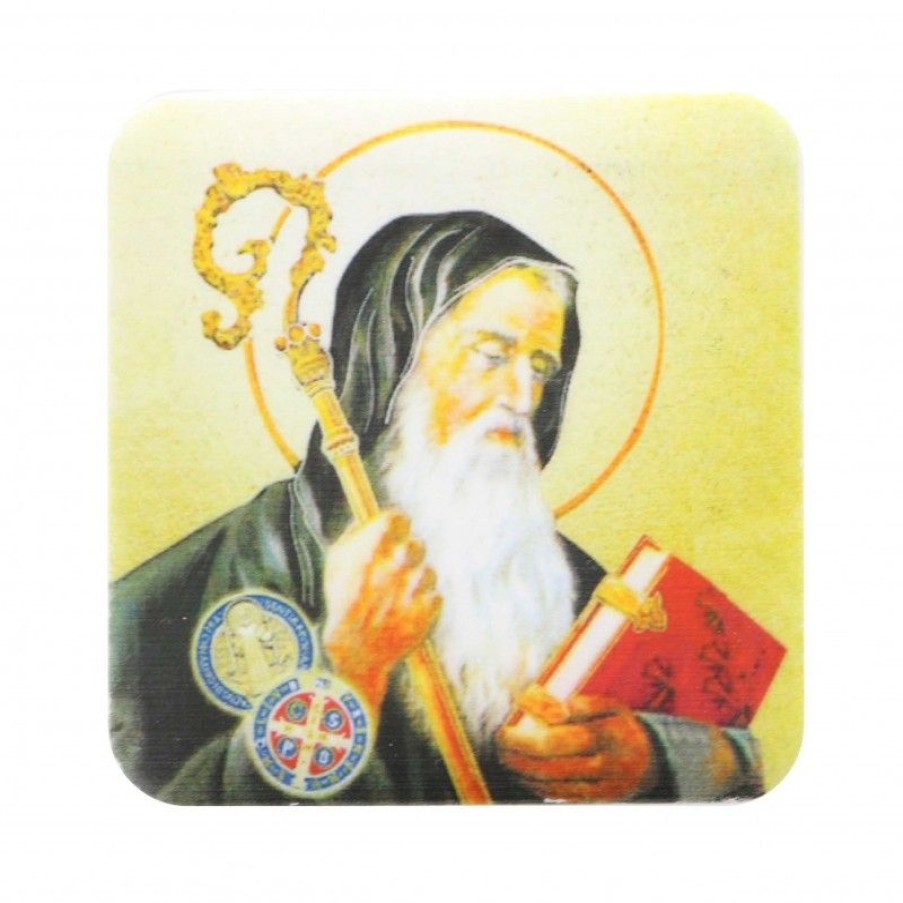 Palais du Rosaire Boite A Chapelet | Boite 6X6Cm (Vide) Representant Des Images De Saints