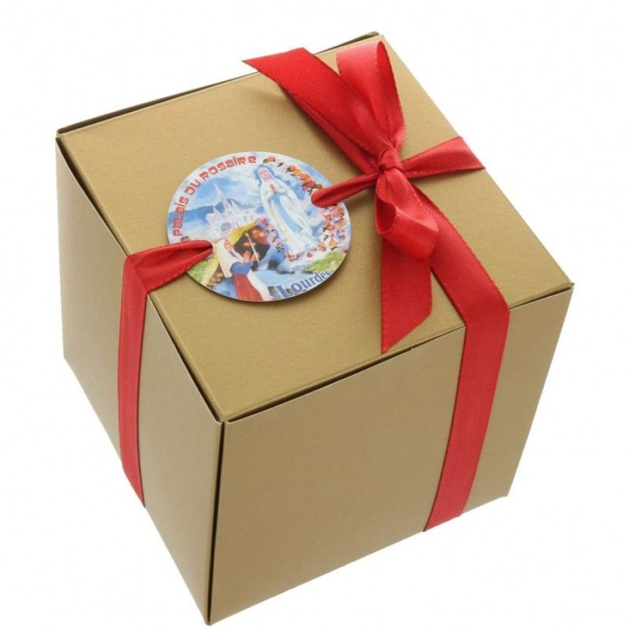 Palais du Rosaire Chapelet Plaque Or | Coffret Cadeau Religieux De Noel, Mon Precieux Chapelet De Lourdes