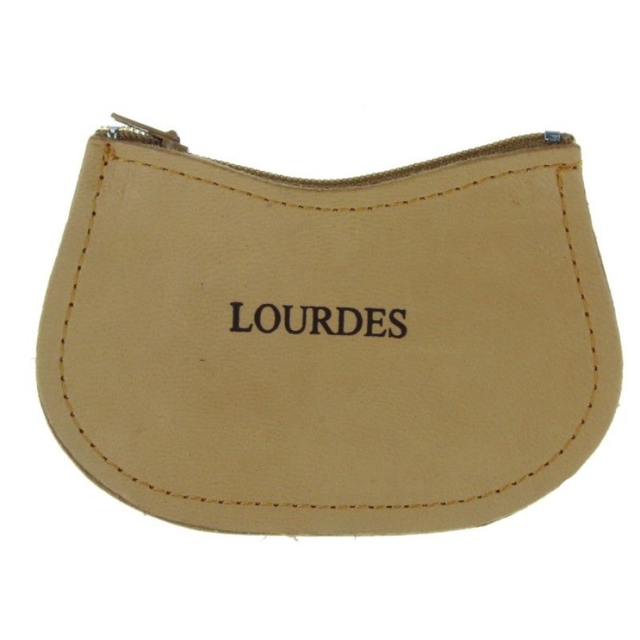 Palais du Rosaire Etui A Chapelet | Etui A Chapelet De Lourdes En Cuir Avec Une Fermeture Eclair