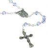 Palais du Rosaire Chapelet Argent | Chapelet De Lourdes En Argent Avec Des Grains De 6Mm En Cristal Swarovski