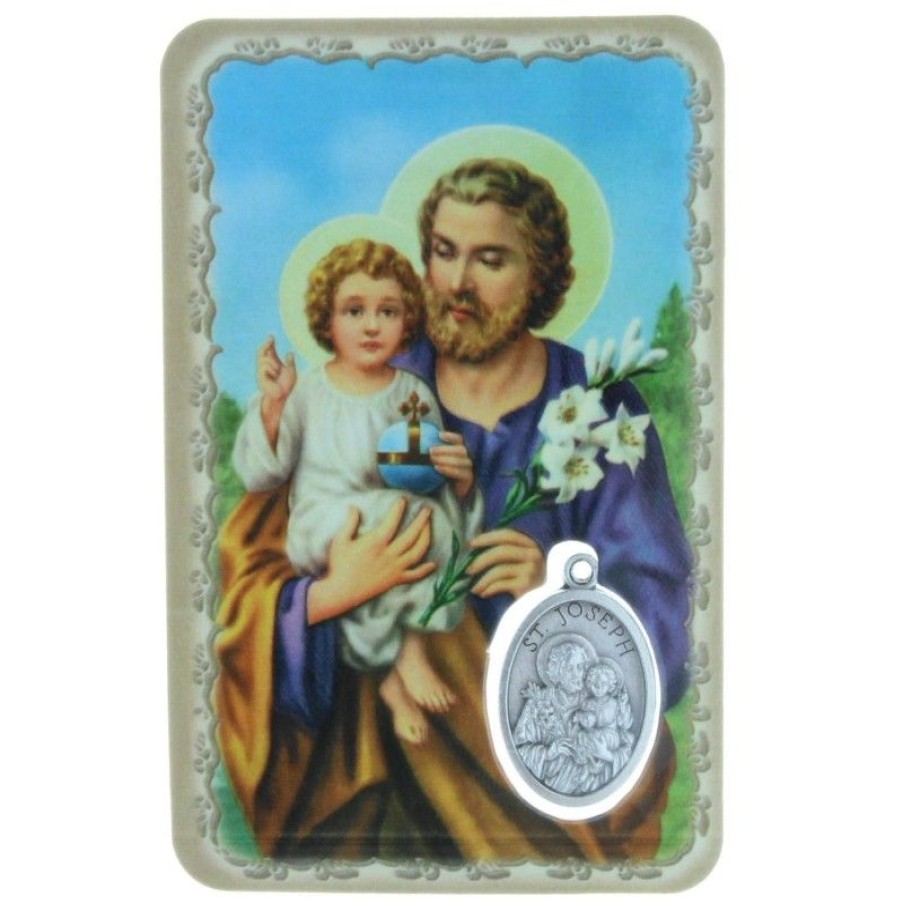 Palais du Rosaire Image Religieuse | Image Religieuse De Saint Joseph Avec Une Medaille