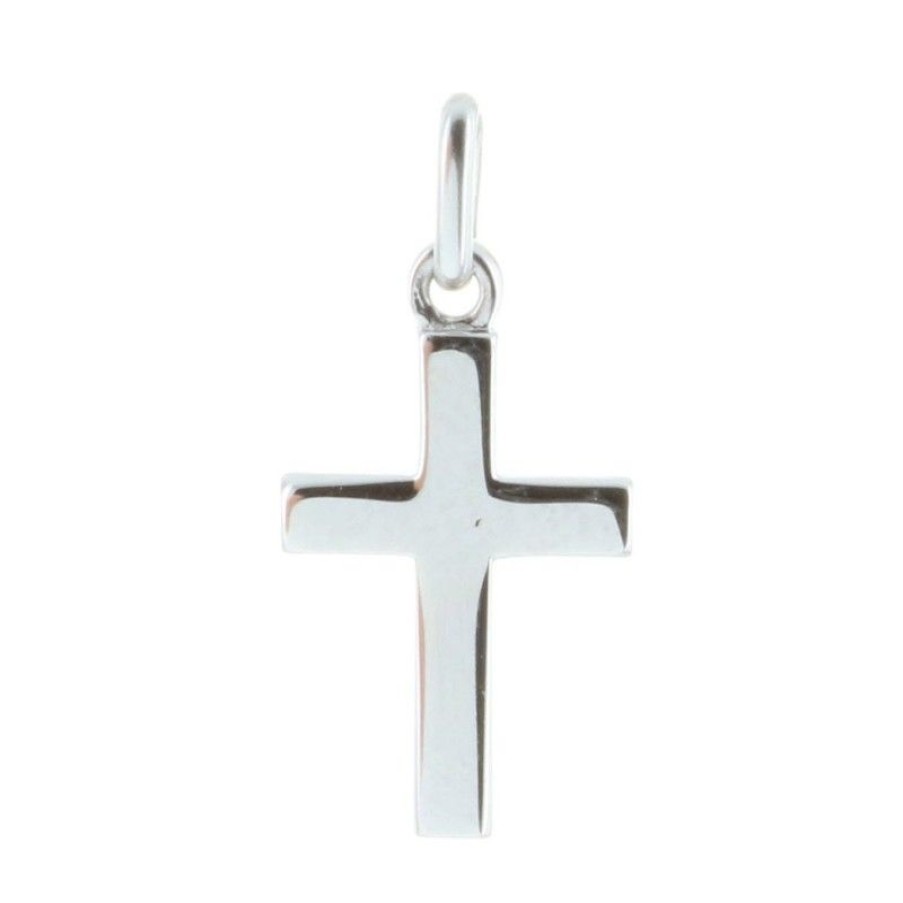 Palais du Rosaire Medaille Et Croix Argent | Pendentif Croix Argent Classique
