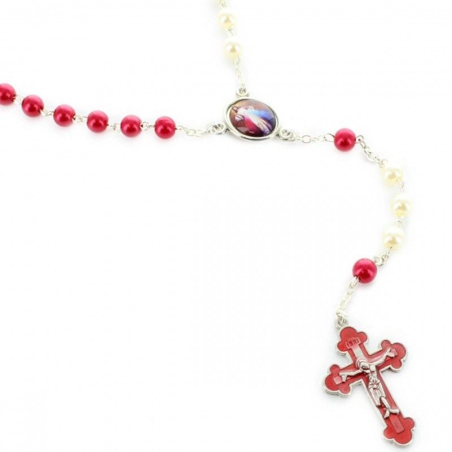 Palais du Rosaire Chapelet Verre | Chapelet Jesus Misericordieux Et Sa Boite
