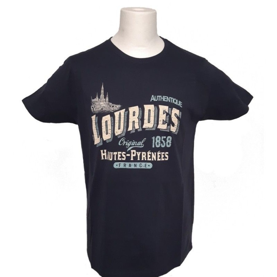 Palais du Rosaire Vetement | T-Shirt Adulte Lourdes Vintage
