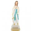 Palais du Rosaire Statue De Notre Dame De Lourdes | Statue De Notre Dame De Lourdes Avec Liseret Paillete Dore En Resine De 60Cm