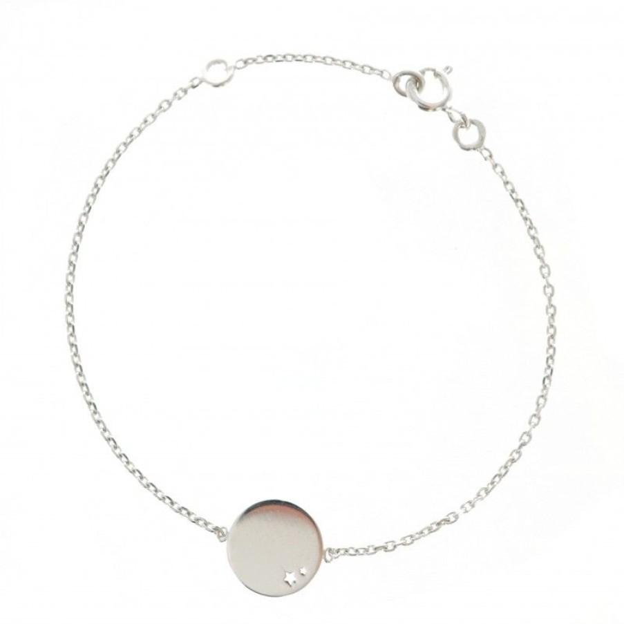 Palais du Rosaire Bracelet Argent | Bracelet Avec Un Ange En Argent De 16Cm