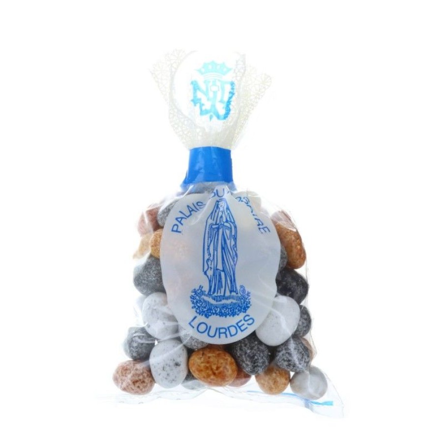 Palais du Rosaire Saveur Pyreneenne Et Regionale | Bonbons Cailloux Du Gave Chocolates Sachet De 83G