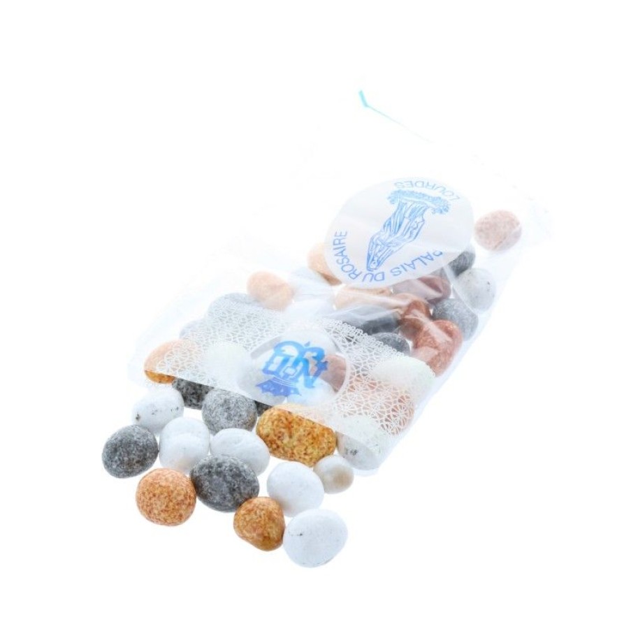 Palais du Rosaire Saveur Pyreneenne Et Regionale | Bonbons Cailloux Du Gave Chocolates Sachet De 83G