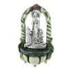 Palais du Rosaire Benitier | Benitier En Resine Verte De L'Apparition De Lourdes