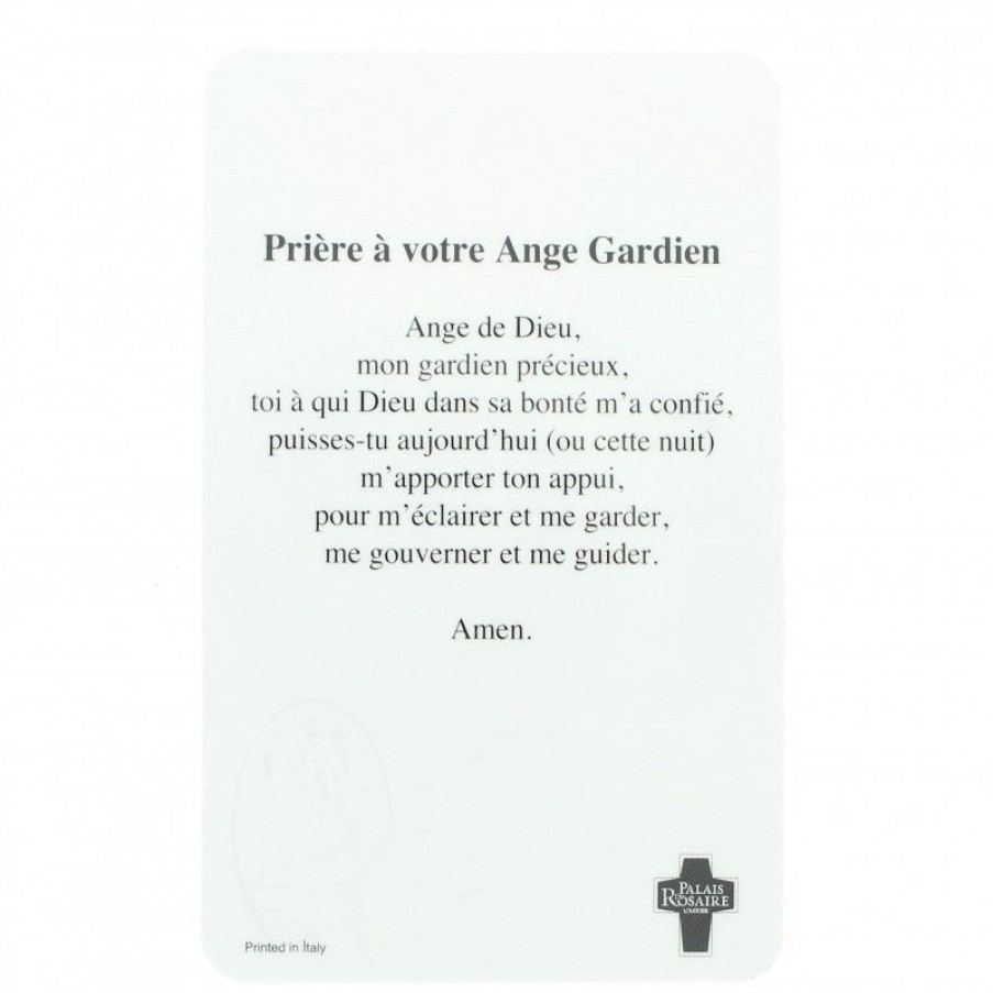 Palais du Rosaire Image Religieuse | Carte De Priere De L'Ange Gardien