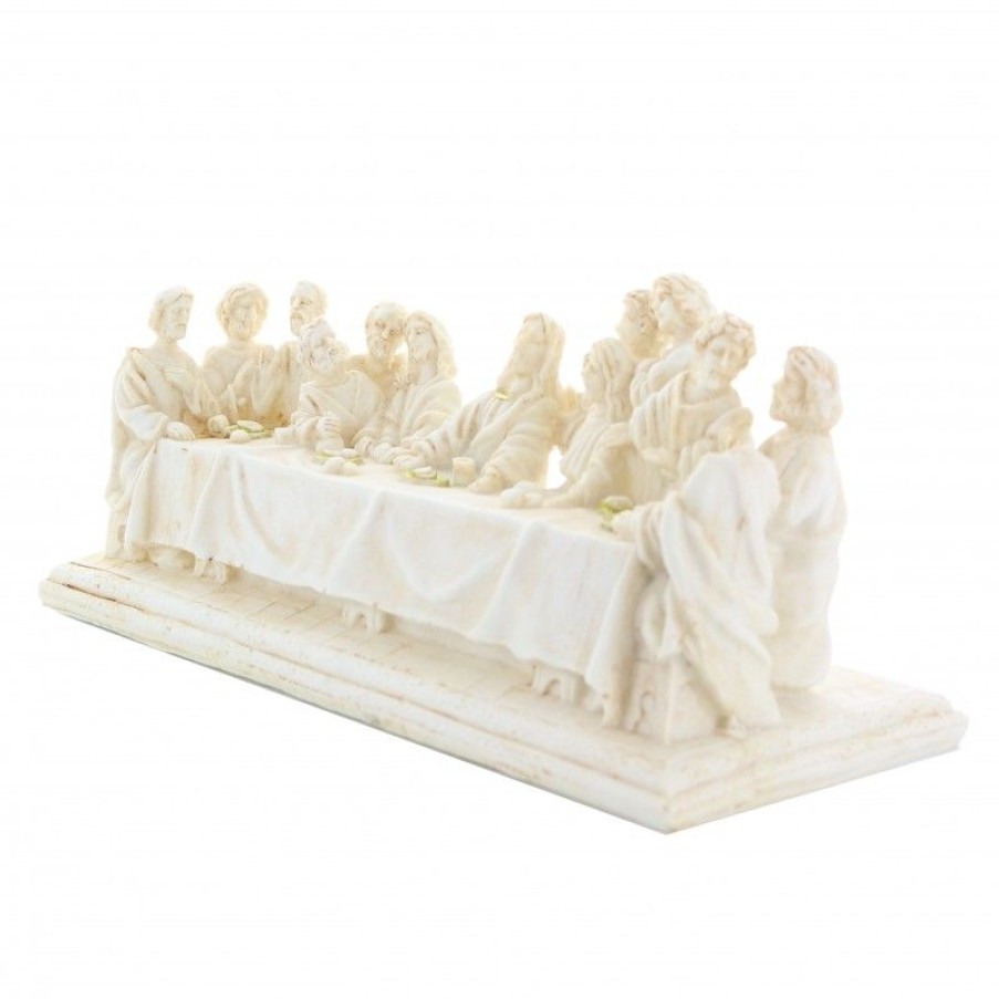 Palais du Rosaire Paques | Cene En Resine Blanche Sans Socle De 25X10Cm
