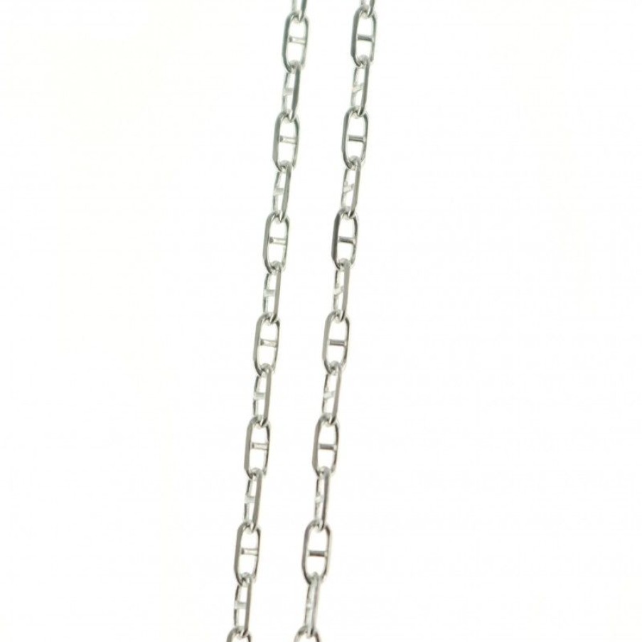 Palais du Rosaire Collier En Argent | Chaine Argent En Maille Marine Arrondie 45Cm