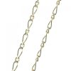 Palais du Rosaire Collier En Plaque Or | Chaine Plaque Or Maille Alternee 50Cm