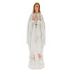 Palais du Rosaire Statue De Notre Dame De Lourdes | Statue Notre Dame De Lourdes Au Chapelet Blanche 50Cm En Resine